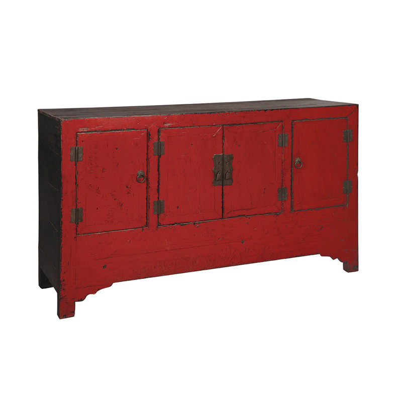 Buffet en bois de pin massif de 60,5 po Berlare