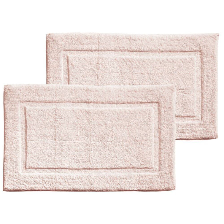Spa Bath Mat (Set of 2) LUXESIT Color: Blush Pink