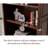 American Walnut Wood Glass-Door Storage Floor-Standing Bookcase