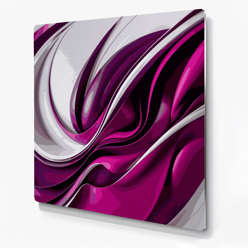 Art mural en métal Biomorphic Abstraction 60, H 12 po x l 12 po