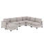 Canapé modulaire sans accoudoirs avec repose-pieds Somerdale-896881906