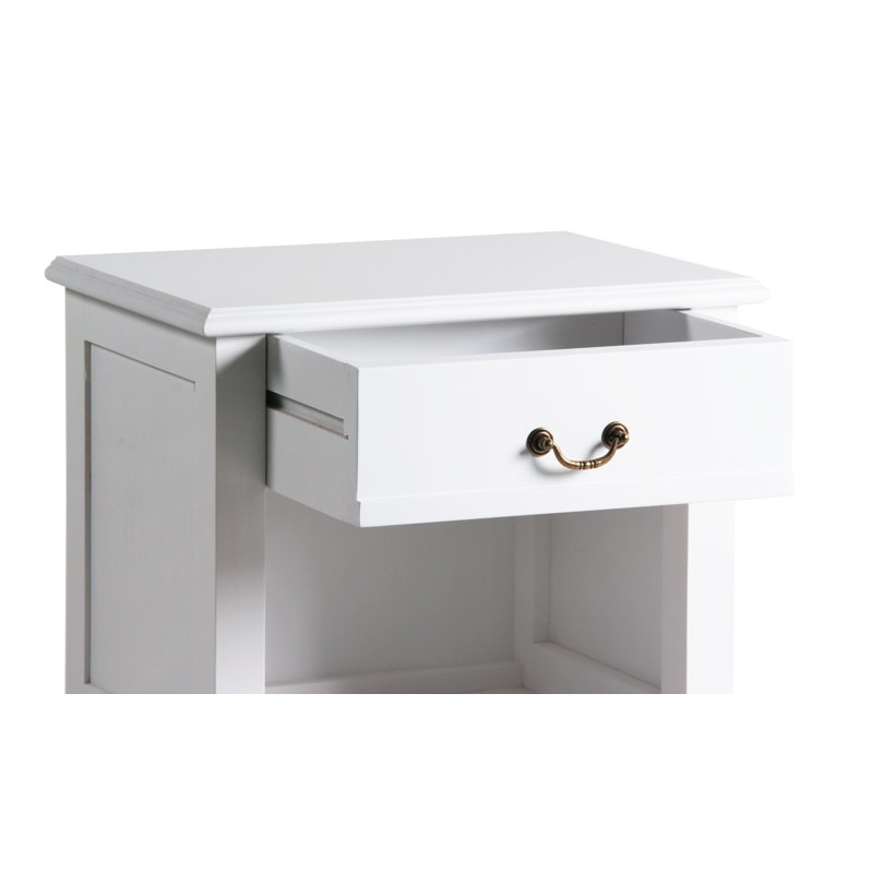 Ravello 53cm W Solid Wood Bedside Table
