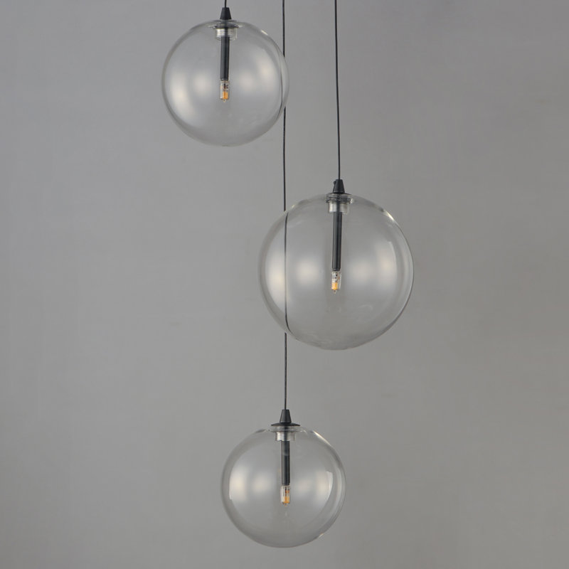 Global-Multi-Light Pendant, Black