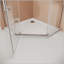 Enceinte de douche pivotante 36x36x72 - Chrome, verre trempé de 6 mm-129488256