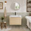 Wall Mounted Single Double Single Vanity Bathroom Vanity With Top-410738156
