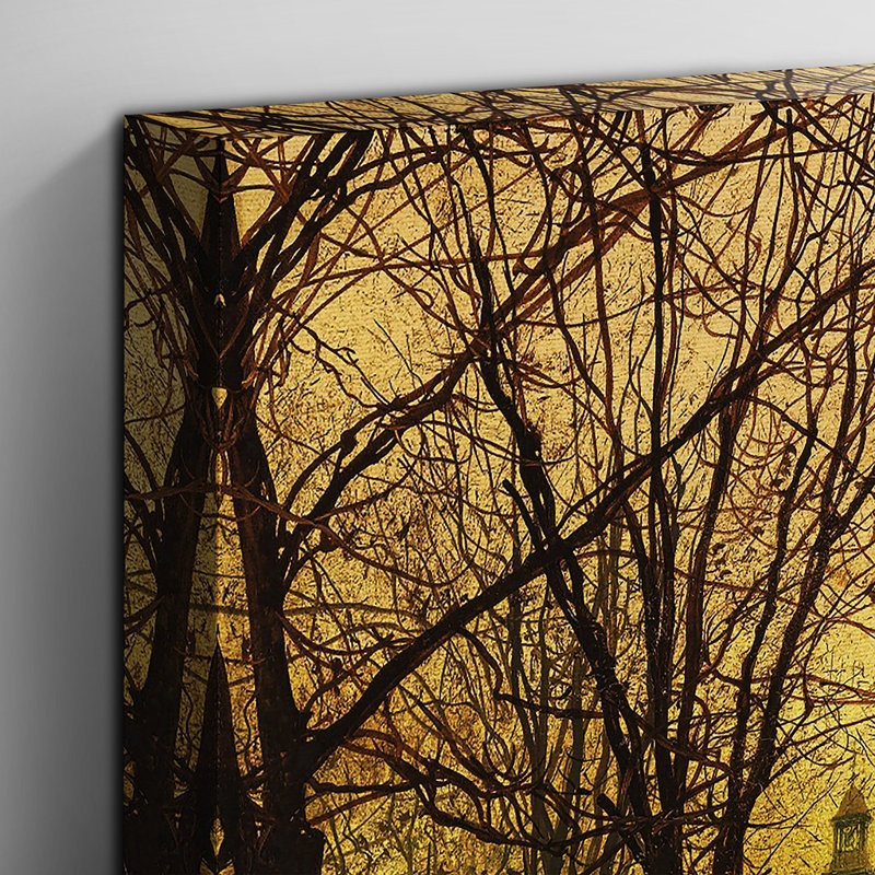 John Atkinson Grimshaw - Wrapped Canvas Painting, 70cm H x 100cm W
