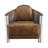 Paynesville Tufted Genuine Leather Accent Armchair-234935655