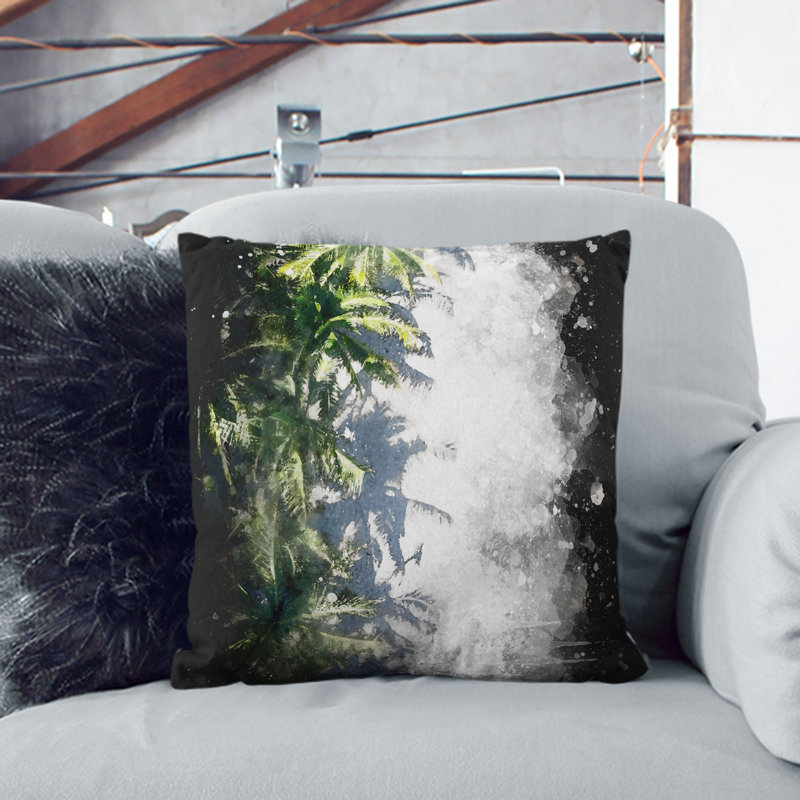 Square Cushion, White, 55cm H x 55cm W x 20cm D