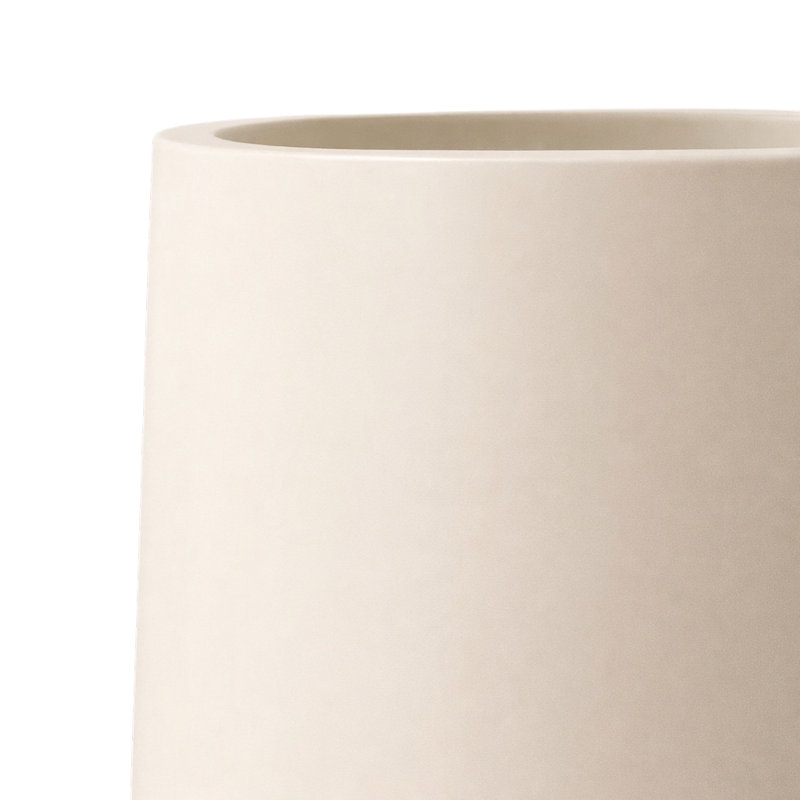 Pot à fleurs Kico, Beige Kilim, H 23 po x l 15 po x P 15 po