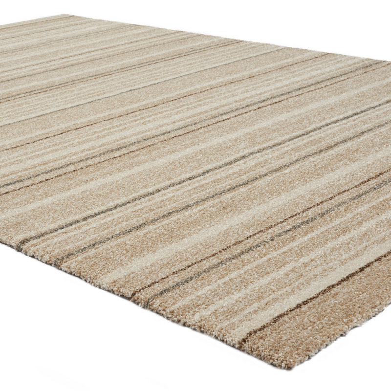 Tapis beige tissé à la machine Givry, Rectangle 5 pi 3 po x 7 pi 7 po