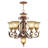 Aike 6 - Light Steel Dimmable Chandelier