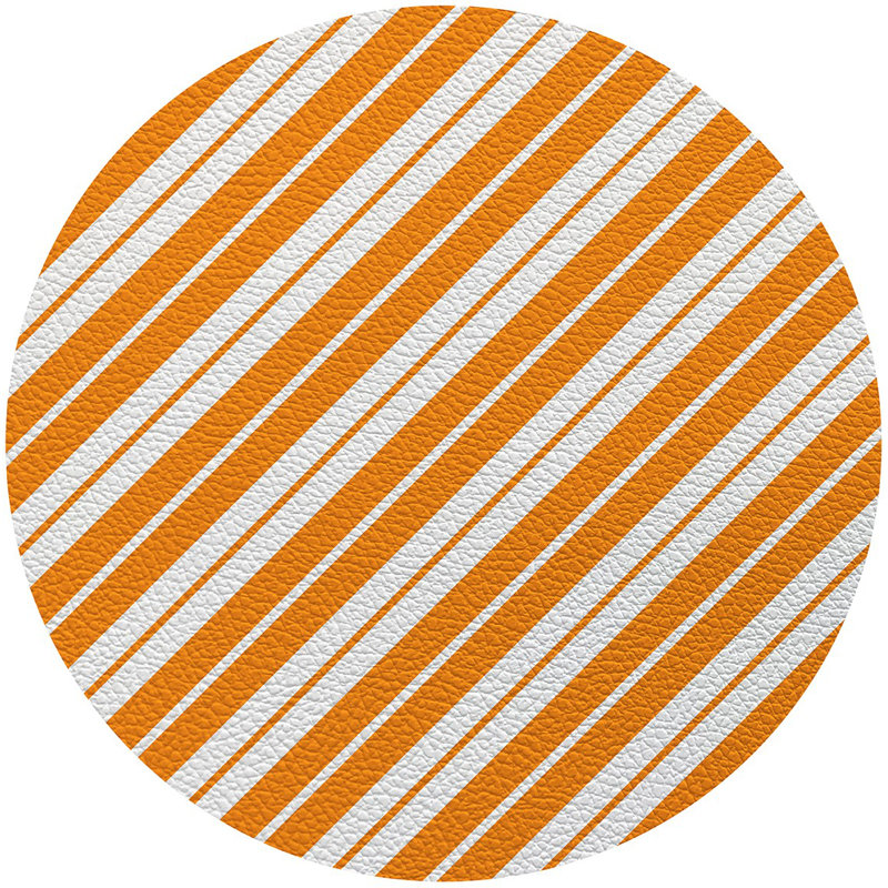 Napperon Candy Cane, Orange, Rayure 4