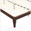 Lit plateforme moderne en bois de bambou de taille moyenne de 12 pouces avec support en lattes de bois, aucun sommier requis, assemblage facile-1890079688-1890079733