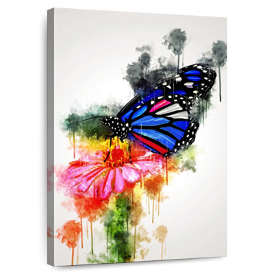 Brampt Colorful Butterfly On Flower