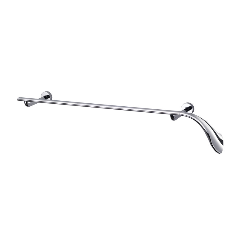 Porte-serviettes mural 24 po Twist Collection - Chrome poli, Chrome poli, 24"