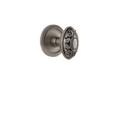 Grandeur Circulaire Rosette Passage with Grande Victorian Door Knob