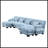 Modular Sectional Sofa-465306353