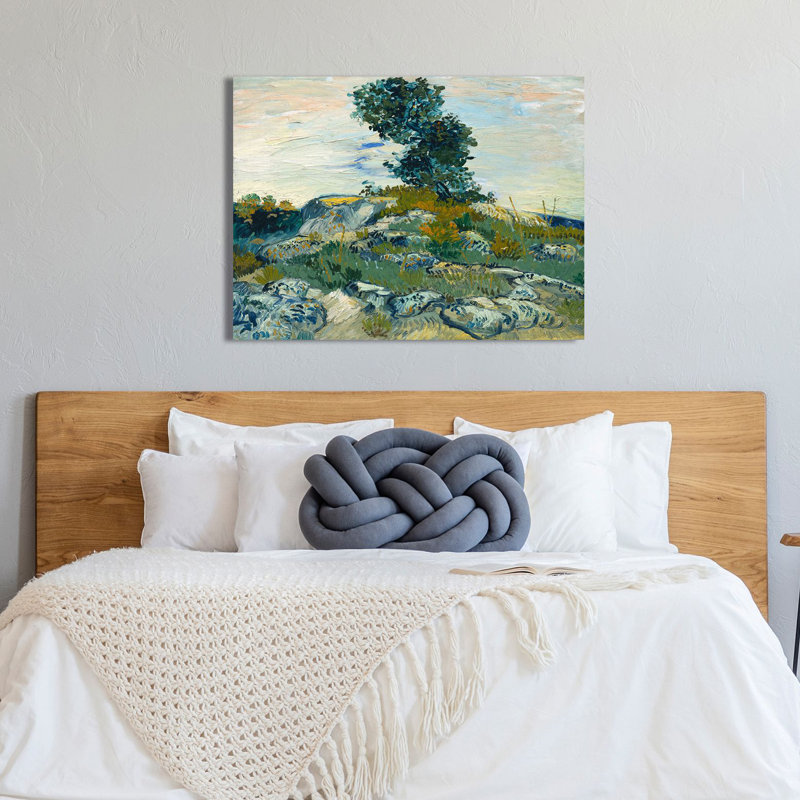 3VG6324 The Rocks by Vincent Van Gogh - Wrapped Canvas Print, 60cm H x 80cm W x 4cm D