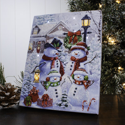 Mini fond de chevalet 8 x 6 Frosty Family Fun