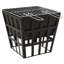 Adael Square Steel Wood Burning Fire Pit