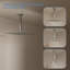 Bras de douche de remplacement pour bras de douche à fixation au plafond 8 pouces avec bride pour pomme de douche-126392215