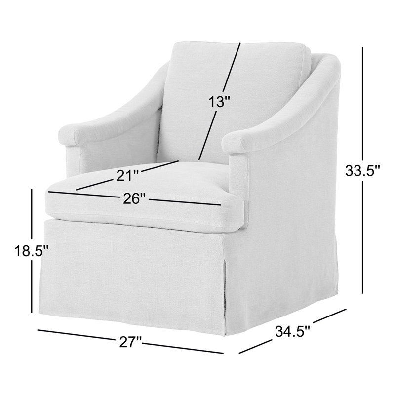 Joplin Linen Armchair, Broadway Denim