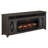 ClassicFlame Heathrow 76-In Infrared Electric Fireplace Entertainment Center in Tifton Oak