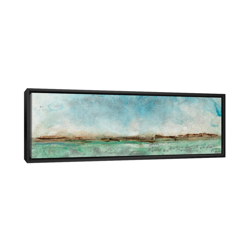 «Miles from Nowhere II», reproduction sur toile, H 12 po x l 36 po x P 1,5 po, Cadre noir