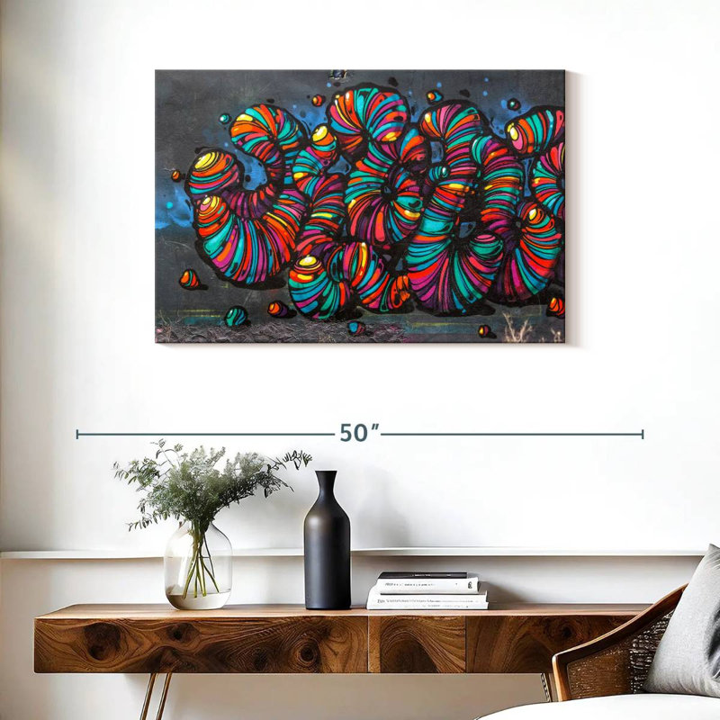 Brampt Street Worms, 24" H x 36" W