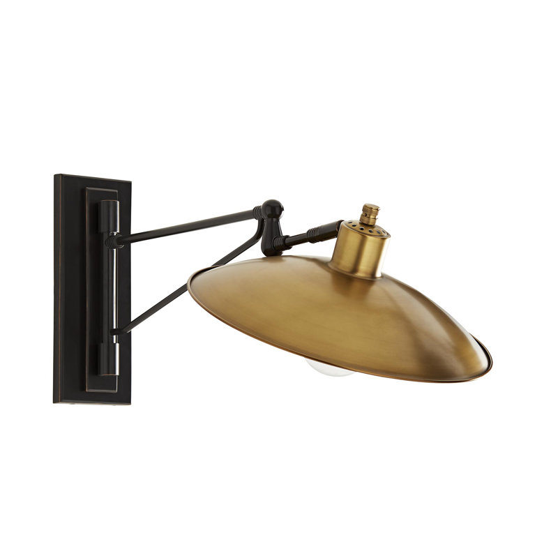 Nox 1 - Light Swing Arm, Antique Brass/Black