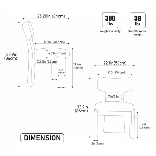 Dimensions du produit