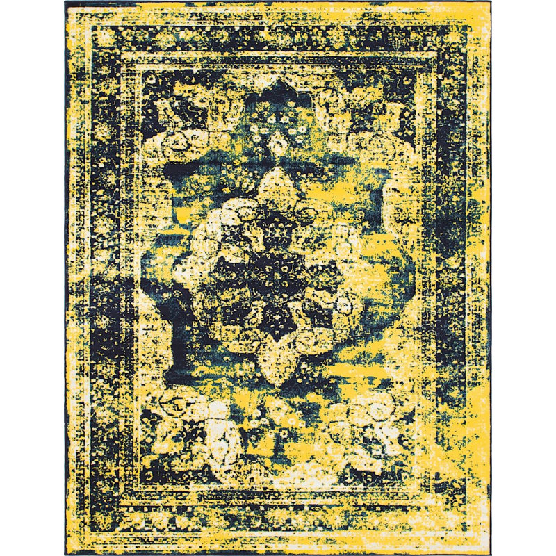 Oneita Ikat Indoor Rug, Rectangle 7' x 10'
