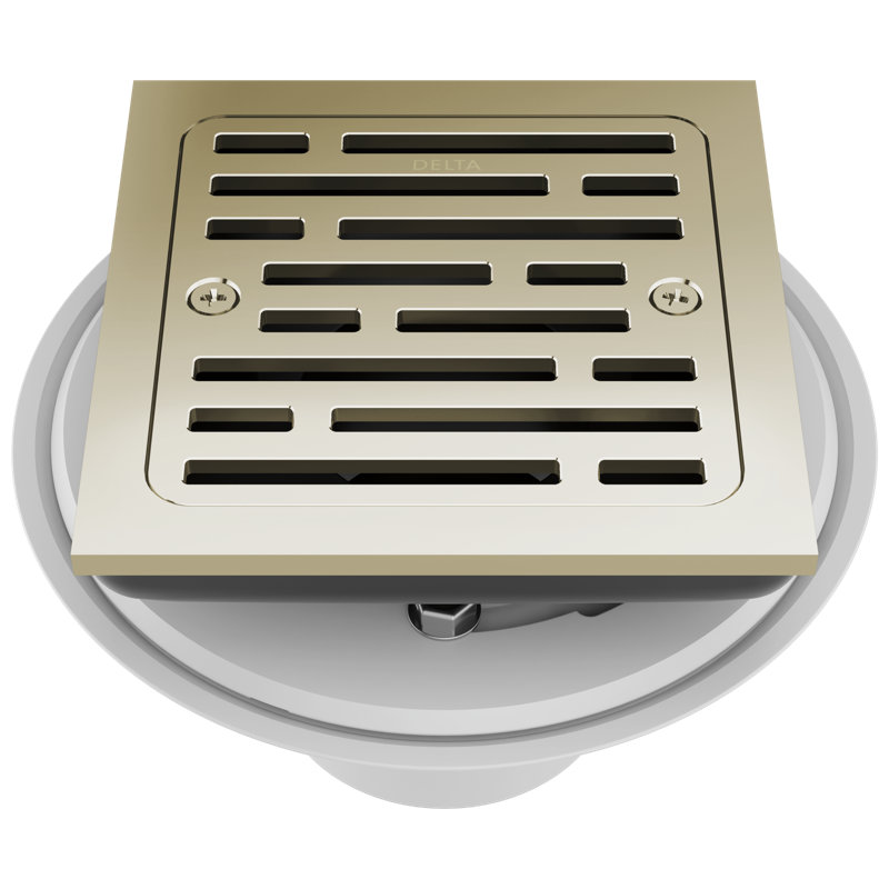 Tile-In Shower Drain, Polished Nickel