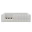Woollen Upholstered Montessori Floor Bed, Low Profile Bed With Guardrails, No Box Spring Needed-131080298