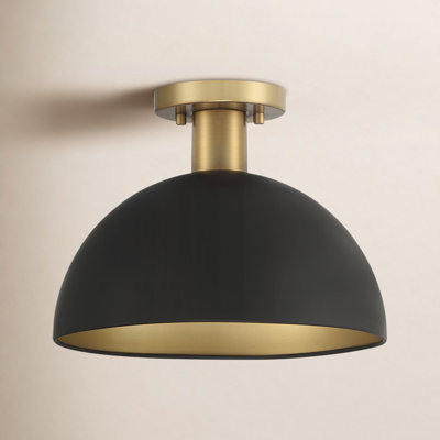 Darrah Single Light Semi Flush Mount