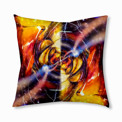 Abstract Reversible Throw Pillow