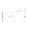 Sunset Solid Wood, Metal Analog Wall Clock-1808150452