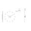 Sunset Solid Wood, Metal Analog Wall Clock-1808150454