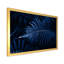 Feuilles tropicales en bleu classique - photographie sur toile-67227735-67227745