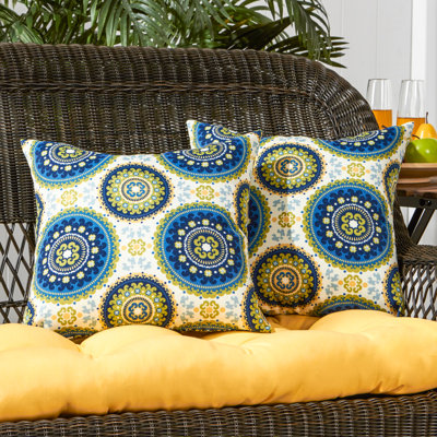  Outdoor Square Pillow Cover & Insert