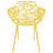 Rabia Patio Armchair – Floral Cutout Aluminum Stackable Dining Chair, UV Protected, Rust-Resistant, Indoor & Outdoor Use, Fully Assembled-567047534-622546959