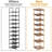 Narrow 8 - Tier Wooden Shoe Rack, Freestanding and Suitable for Multiple Scenes-1647708492