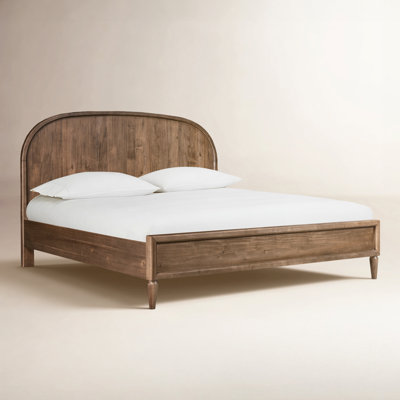 August Solid Wood Bed