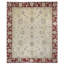 High-Quality Hand-Knotted Camel And Red Area Rug