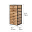 Armoire industrielle 30,7 po H 6 tiroirs