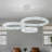 Large K9 Crystal 3 Rings Ceiling Chandeliers