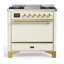 Majestic III Series 36 Inch Dual Fuel Range with 6 Sealed Burners, Griddle, in Emerald Green (Natural Gas, Copper Trim)-562104033-562104044-562104051