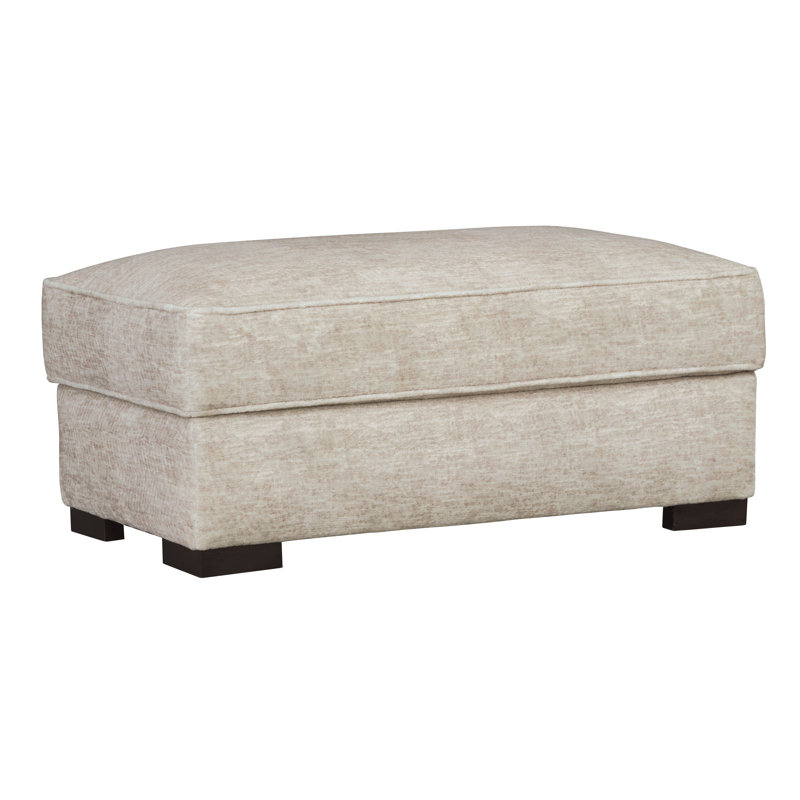 Repose-pieds standard Amabella, Mélange de polyester beige