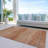 Machine Washable Indoor/Outdoor Christain ACN1266 Copper Rug-102461028