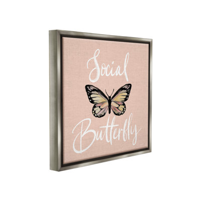 «Social Butterfly Expression» par House Fenway sur toile